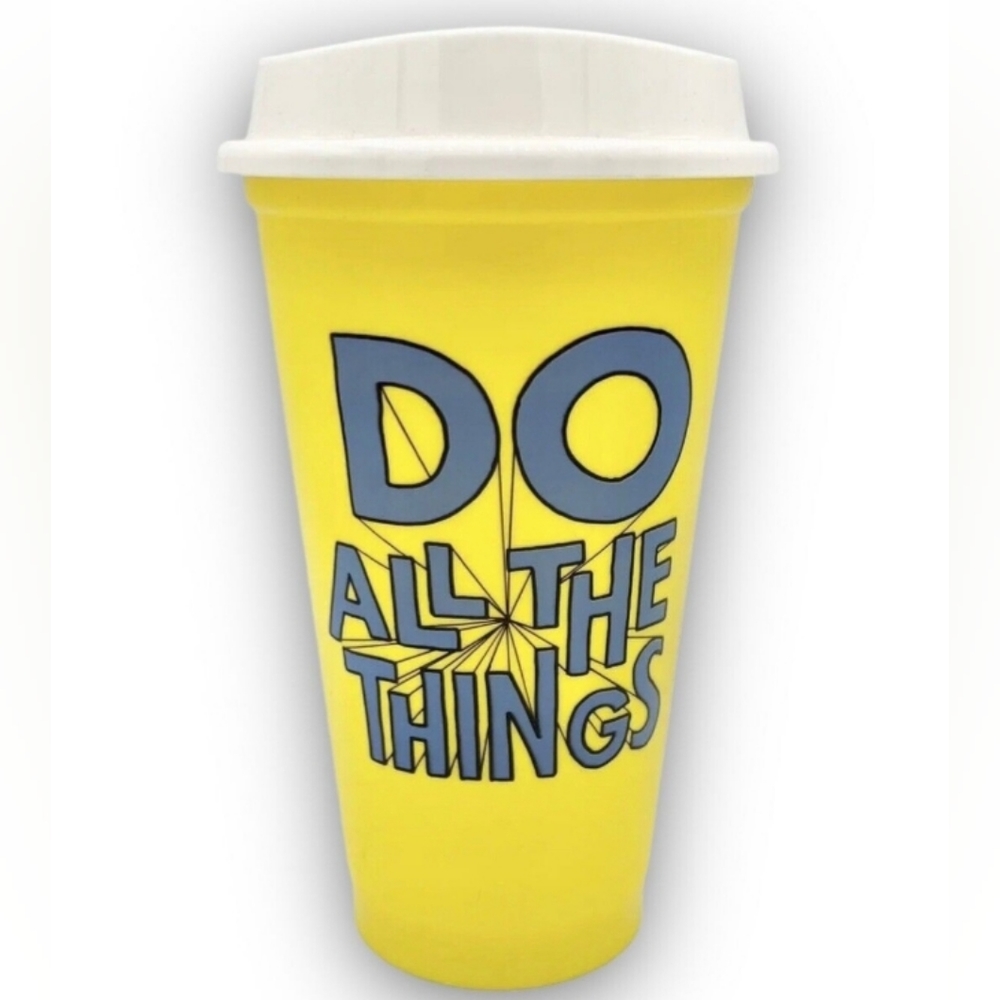 NWOT Starbucks Reusable Travel Cup Do All The Things 16oz